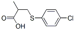 3-[(4-Chlorophenyl)thio]-2-methylpropanoic acid Structure,254748-99-7Structure