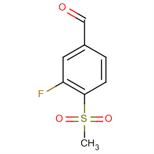 3-Fluoro-4-methanesulfonylbenzaldehyde Structure,254878-95-0Structure