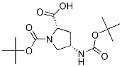 (2S,4s)-boc-4-(boc-氨基)-脯氨酸結(jié)構(gòu)式_254881-69-1結(jié)構(gòu)式