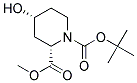 (2S,4R)-N-Boc-4-hydroxy piperidine-2-carboxylic acid methyl ester Structure,254882-06-9Structure