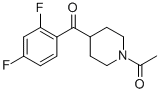 1-[4-(2,4-Difluoro-benzoyl)-piperidin-1-yl]-ethanone Structure,25519-77-1Structure