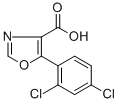 5-(2,4-Dichlorophenyl)oxazole-4-carboxylic acid Structure,255876-52-9Structure