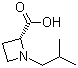 (2R)-1-(2-methylpropyl)-2-azetidinecarboxylic acid Structure,255883-26-2Structure