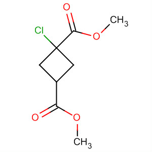 1-Chloro-1,3-cyclobutanedicarboxylic acid dimethyl ester Structure,25596-64-9Structure