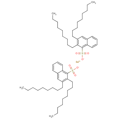 2,3-Dinonyl-naphthalenesulfonic acid barium salt (2:1) Structure,25619-56-1Structure