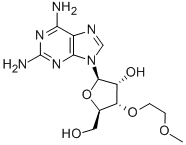 2-Amino-3-o-(2-methoxyethyl)adenosine Structure,256224-02-9Structure