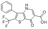 7-氧代-3-苯基-2-(三氟甲基)-4,7-二氫噻吩并[3,2-b]吡啶-6-羧酸結構式_256488-13-8結構式