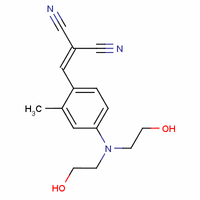 [[4-[Bis(2-hydroxyethyl)amino]-2-methylphenyl]methylene]malononitrile Structure,25665-01-4Structure