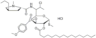 3,4-O-p-anisylideneclindamycin palmitate hydrochloride Structure,25670-17-1Structure