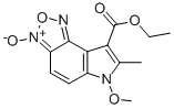 8-Ethoxycarbonyl-6-methoxy-7-methylpyrrolo[2,3-e]benzofurazan-3-oxide Structure,257869-86-6Structure