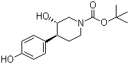 Boc-4-(4-hydroxyphenyl)-(3s,4s)-3-piperidinol Structure,257938-67-3Structure