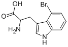 2-Amino-3-(4-bromo-1h-indol-3-yl)propanoicacid Structure,25796-04-7Structure