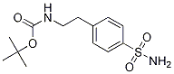 N-[2-[4-(aminosulfonyl)phenyl]ethyl]carbamic acid tert-butyl ester Structure,258262-54-3Structure