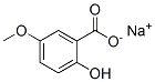 2-Hydroxy-5-methoxybenzoic acid sodium Structure,25832-71-7Structure