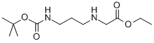 N-[3-(tert-Butoxycarbonylamino)propyl]glycine Ethyl Ester Structure,258332-57-9Structure