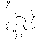 1,2,3,4,6-D-葡萄糖五乙酸酯結(jié)構(gòu)式_25878-60-8結(jié)構(gòu)式