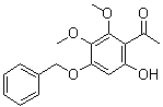 1-(4-(Benzyloxy)-6-hydroxy-2,3-dimethoxyphenyl)ethanone Structure,25892-95-9Structure