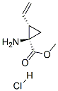 (1R,2S)-1-Amino-2-ethenylcyclopropanecarboxylic acid methyl ester hydrochloride Structure,259214-58-9Structure