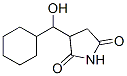 2,5-Pyrrolidinedione, 3-(cyclohexylhydroxymethyl)-(9ci) Structure,259219-02-8Structure