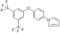 1-{4-[3,5-Di(trifluoromethyl)phenoxy]phenyl}-1h-pyrrole Structure,259655-24-8Structure