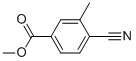 4-Cyano-3-methylBenzoic acid methyl ester Structure,25978-68-1Structure