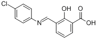 3-[(4-Chlorophenyl)iminomethyl]salicylic acid Structure,259853-21-9Structure