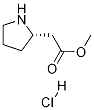 S-2-吡咯烷乙酸甲酯鹽酸鹽結(jié)構(gòu)式_259868-83-2結(jié)構(gòu)式