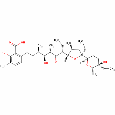 Lasalocid Structure,25999-31-9Structure