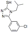 5-(3-Chlorophenyl)-4-isobutyl-4H-1,2,4-triazole-3-thiol Structure,26028-64-8Structure