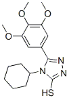 4-Cyclohexyl-5-(3,4,5-trimethoxy-phenyl)-4H-[1,2,4]triazole-3-thiol Structure,26028-97-7Structure