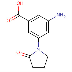 3-Amino-5-(2-oxo-pyrrolidin-1-yl)-benzoic acid Structure,26090-62-0Structure