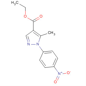 Ethyl 5-methyl-1-(4-nitrophenyl)-1h-pyrazole-4-carboxylate Structure,260973-82-8Structure