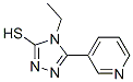 4-Ethyl-5-pyridin-3-yl-4H-[1,2,4]triazole-3-thiol Structure,26131-68-0Structure