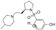 (R)-3-((2-(2-(4-methylpiperidin-1-yl)ethyl)pyrrolidin-1-yl)sulfonyl)phenolhydrochloride Structure,261901-57-9Structure