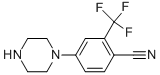 4-Piperazin-1-yl-2-trifluoromethyl-benzonitrile Structure,262295-57-8Structure