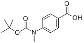 Boc-4-methylaminobenzoic acid Structure,263021-30-3Structure