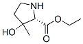 Proline, 3-hydroxy-3-methyl-, ethyl ester (9ci) Structure,263025-37-2Structure