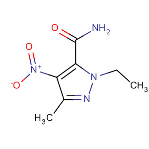 1-Ethyl-3-methyl-4-nitro-1h-pyrazole-5-carboxamide Structure,26308-58-7Structure