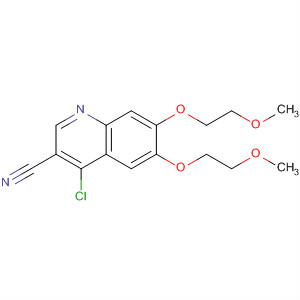 4-Chloro-6,7-(2-methoxyethoxy)-quinoline-3-carbonitrile Structure,263171-59-1Structure