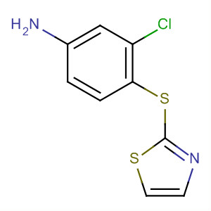 3-Chloro-4-(2-thiazolylthio)benzenamine Structure,263171-66-0Structure