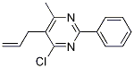 5-Allyl-4-chloro-6-methyl-2-phenylpyrimidine Structure,263352-13-2Structure