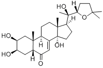 旌節(jié)花甾酮結(jié)構(gòu)式_26361-67-1結(jié)構(gòu)式