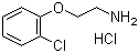 Ethanamine, 2-(2-chlorophenoxy)-, hydrochloride (1:1) Structure,26378-54-1Structure