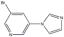 3-Bromo-5-(1h-imidazol-1-yl)pyridine Structure,263868-66-2Structure