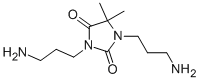 1,3-Bis(3-aminopropyl)-5,5-dimethylimidazolidine-2,4-dione Structure,26412-79-3Structure