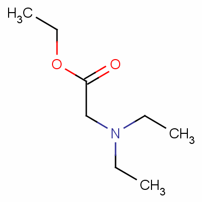 N,N-二乙基氨基乙酸乙酯結(jié)構(gòu)式_2644-21-5結(jié)構(gòu)式