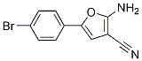 2-Amino-5-(4-bromophenyl)-3-furancarbonitrile Structure,26454-86-4Structure