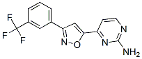 4-[3-[3-(Trifluoromethyl)phenyl]isoxazol-5-yl]pyrimidin-2-amine Structure,264616-57-1Structure