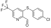 3-[(4-Chlorophenyl)thio]-5-(trifluoromethyl)pyridine-2-carbaldehyde Structure,264924-39-2Structure