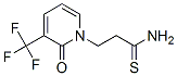 3-[2-氧代-3-(三氟甲基)-1,2-二氫吡啶-1-基]丙烷硫代酰胺結(jié)構(gòu)式_265314-18-9結(jié)構(gòu)式